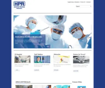 HPrbariloche.com(Hospital Privado Regional Bariloche) Screenshot