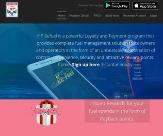 Hprefuel.com(HPCL HP Refuel) Screenshot