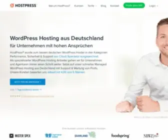 Hpress.de(WordPress Hosting aus Deutschland) Screenshot