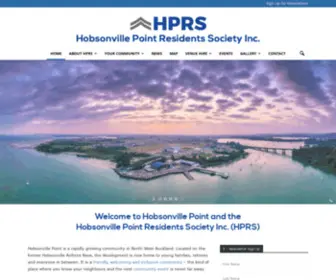 HPRS.co.nz(Hobsonville Point Residents Society) Screenshot