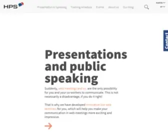 HPS-Training.com(Presentation, communication, public speaking) Screenshot