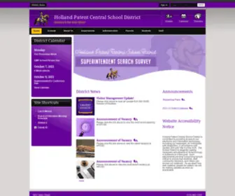 HPSchools.org(Holland Patent Central School District) Screenshot