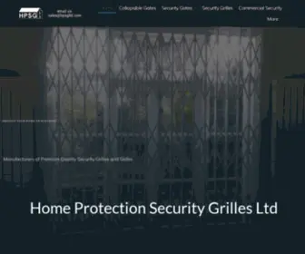 HPSGLTD.com(Manufacturers of Quality Security Grilles and Gates) Screenshot