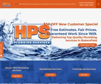 HPsmechanical.com(Bakersfield Plumber) Screenshot