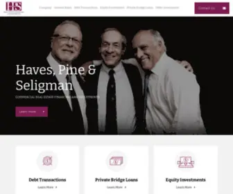 HPsre.com(Haves, Pine & Seligman) Screenshot