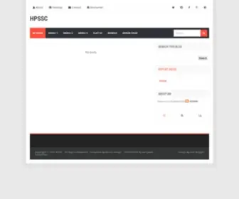 HPSSC-Gov.in(The website "HPSSC or ") Screenshot