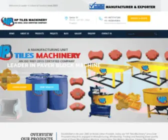 Hptilesmachinery.com(HP TILES MACHINERY) Screenshot
