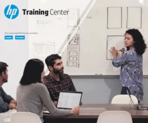 HPtrainingcenter.com(HP Training Center) Screenshot