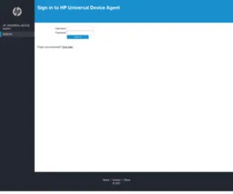 Hpuda.com(HP Universal Device Agent) Screenshot