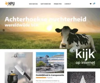 Hpu.nl(HPU internet services) Screenshot
