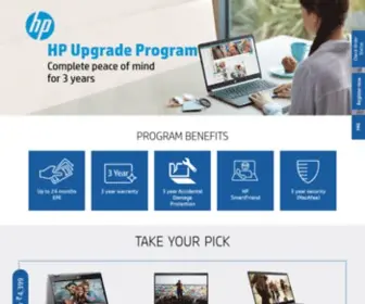 Hpupgradeprogram.com(HP Upgrade Offer) Screenshot