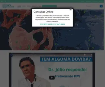 Hpvonline.com.br(HPV Online) Screenshot