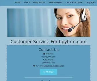 HPYHRM.com(Support Center) Screenshot