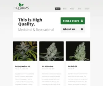 HQ.farm(Oregon's High Quality Indoor Cannabis Producer) Screenshot