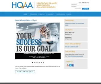 Hqaa.org(HME Accreditation a Better Way) Screenshot