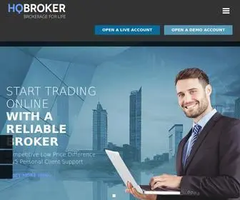 HQbroker.com(Trade Online Forex) Screenshot