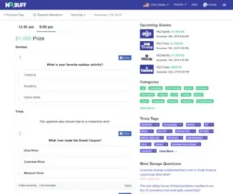Hqbuff.com(Daily HQ Trivia) Screenshot