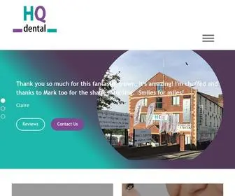 Hqdental.co.uk(Award Winning Dental Laboratory & Dental Surgery in Leeds) Screenshot