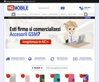Hqmobile.ro(Huse, Folii si Accesorii pentru telefoane mobile) Screenshot