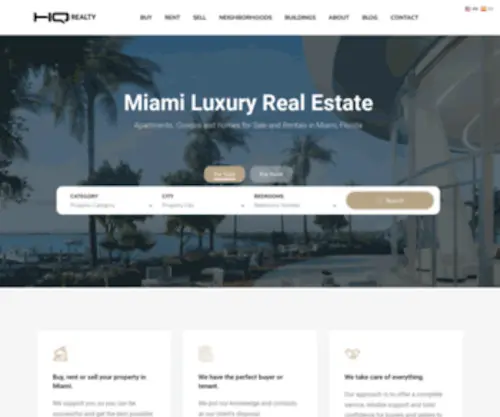 Hqrealty.us(Miami Luxury Real Estate Florida) Screenshot