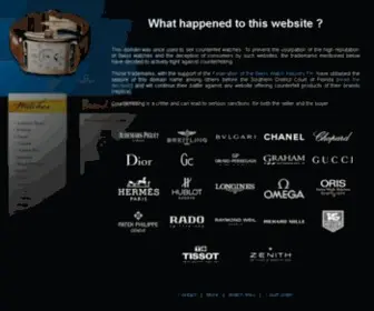 Hqreplicawatches.com(What happened to this website) Screenshot