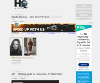 Hqworld.net(Head Quarter World's News) Screenshot
