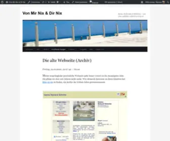 HR-SChmitz.de(Alte Webseite (Archiv)) Screenshot