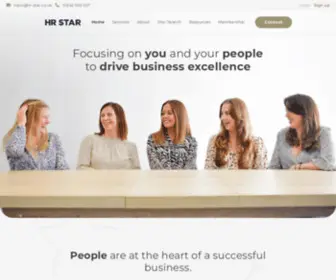 HR-Star.co.uk(HR Star work with clients who think differently. When the phrase HR) Screenshot