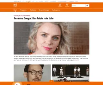 HR2.de(Entspanntes und werbefreies Kulturradio aus Hessen) Screenshot