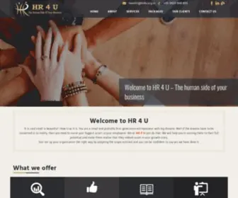 HR4U.org.in(The Human Side Of Your Business) Screenshot