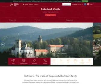 Hrad-Rozmberk.cz(Státní) Screenshot