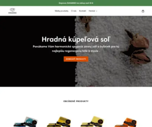 Hradna.sk(Hradná kúpelová soľ) Screenshot