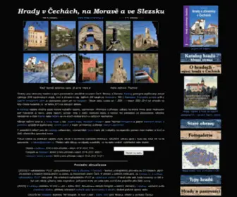 Hrady-Zriceniny.cz(Hrady) Screenshot