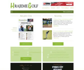 Hrajemegolf.cz(Hrajeme Golf) Screenshot