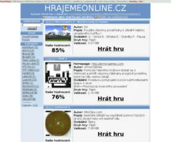 Hrajemeonline.cz(HRAJEME) Screenshot