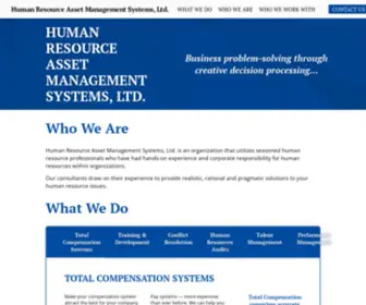 Hrams.com(Human Resource Asset Management Systems) Screenshot