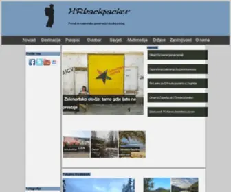 Hrbackpacker.com(Portal o samostalnim putovanjima i backpacking kulturi) Screenshot