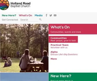 HRBC.org.uk(Holland Road Baptist Church) Screenshot