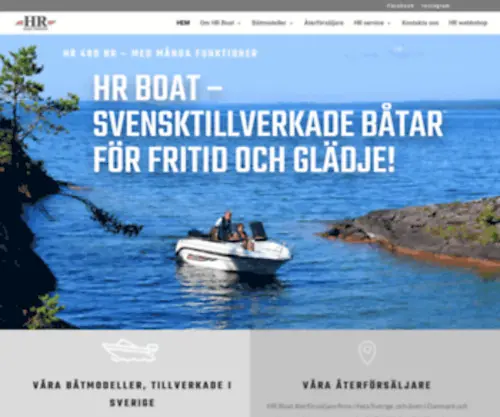 Hrboat.com(HR Boat Sweden) Screenshot