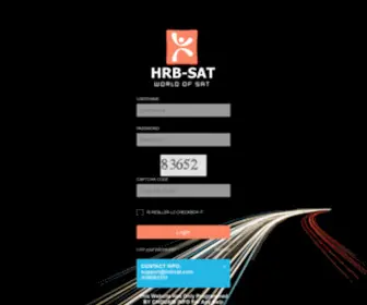 HRbsat.com(HRB-SAT PANEL LOGIN PAGE) Screenshot