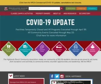 Hrcaonline.org(Highlands Ranch Community Association) Screenshot