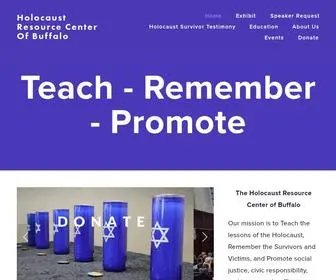 HRcbuffalo.org(Holocaust Resource Center of Buffalo) Screenshot