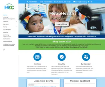 HRCC.org(Heights-Hillcrest Regional Chamber of Commerce) Screenshot