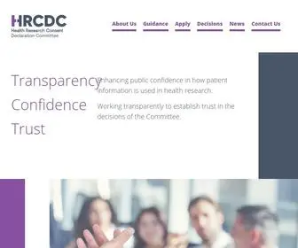 HRCDC.ie(Confidence) Screenshot