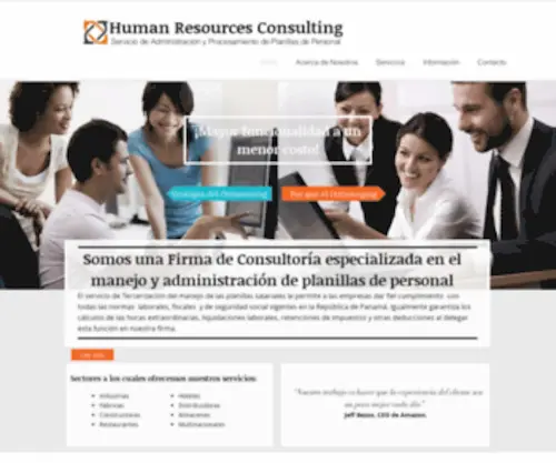 Hrcons.com(Human Resources Consulting Panama) Screenshot