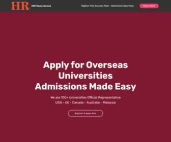 HRCstudyabroad.com(HRC Study Abroad) Screenshot