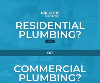 Hrcurtisplumbing.com(Residential & Commercial Plumbing Around Sanford) Screenshot