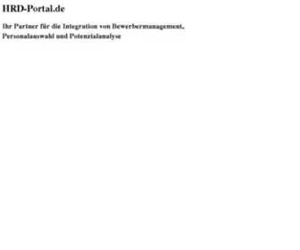 HRD-Portal.de(HRD Portal) Screenshot
