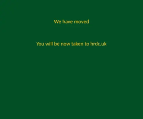 HRDC.eu(The homepage of the HRDC) Screenshot