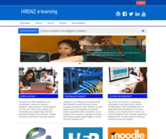 HRDNZ.com(Moodle) Screenshot